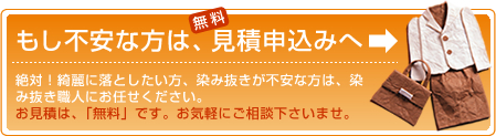 染み抜き診断申込