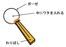 染み抜き棒