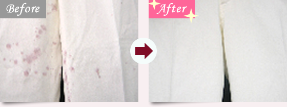 赤ワインのシミ