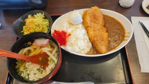 うどん　カツカレー